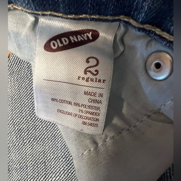 Old Navy Blue Straight Leg Denim - Picture 3 of 5